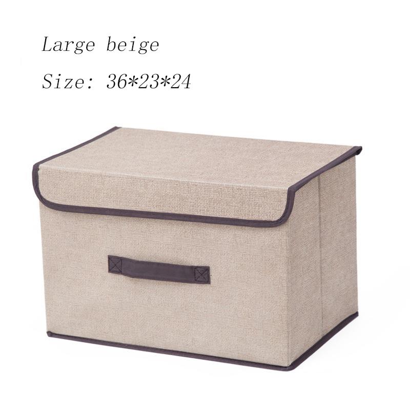 1Pc Clothing Storage and Organization Sundries Organizer for Underwear Dustproof Non-woven Multi-function Foldable Box Home