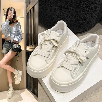 Холщовые туфли женские летние новые низкие с круглым носком белые женские универсальные повседневные кеды