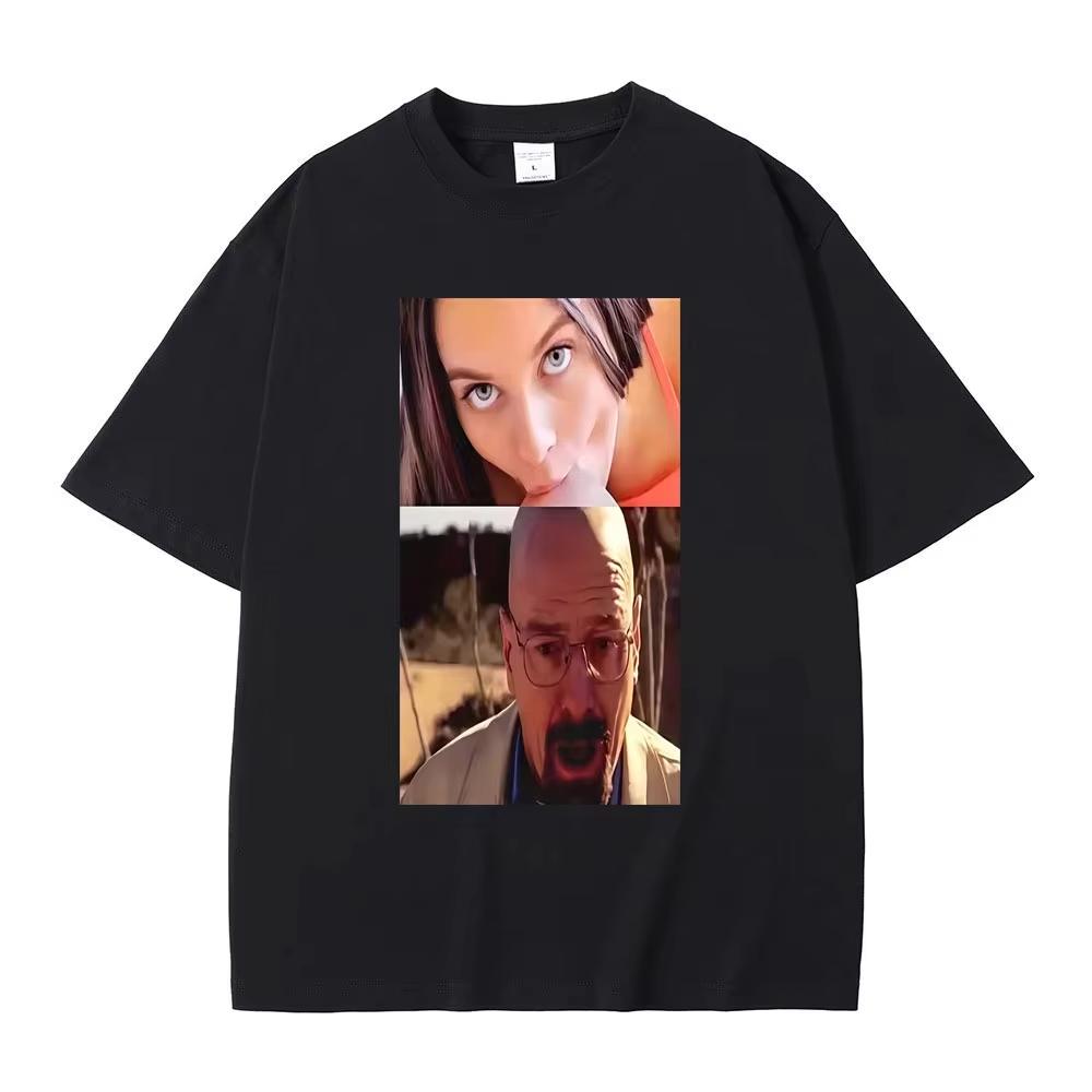 Tv Show Breaking Bad Heisenberg Funny Graphic Tshirt Unisexs Unisex Casual Humor T Shirts Short Sleeve Tops Streetwear