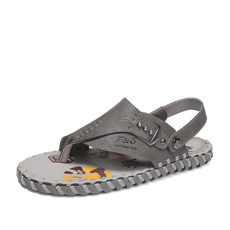Мода Новые Летние Мужские Сандалии с Открытым Носком Модный Тренд Пляжная Обувь Шлепанцы Мужские Сандалии Мужские Сандалии Летние Сандалии