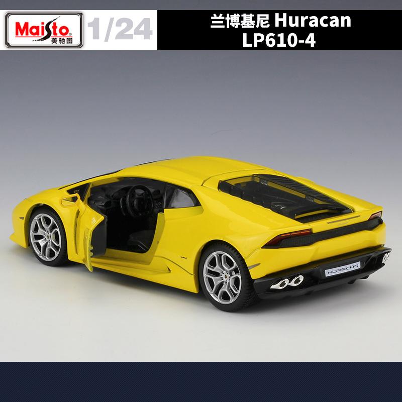 Майсто 1:24 Lamborghini Huracan LP610-4 Литые Автомобили и Игрушечные Транспортные Средства Модель Автомобиля Миниатюрная Масштабная Модель Автомобиля Для Детей