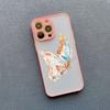 Plum Blossom Butterfly Phone Case For iPhone 16 15 14 Plus Pro Max 13 Mini 12 11 Pro Max XR XS X 7 8 SE2 Shockproof Back Covers