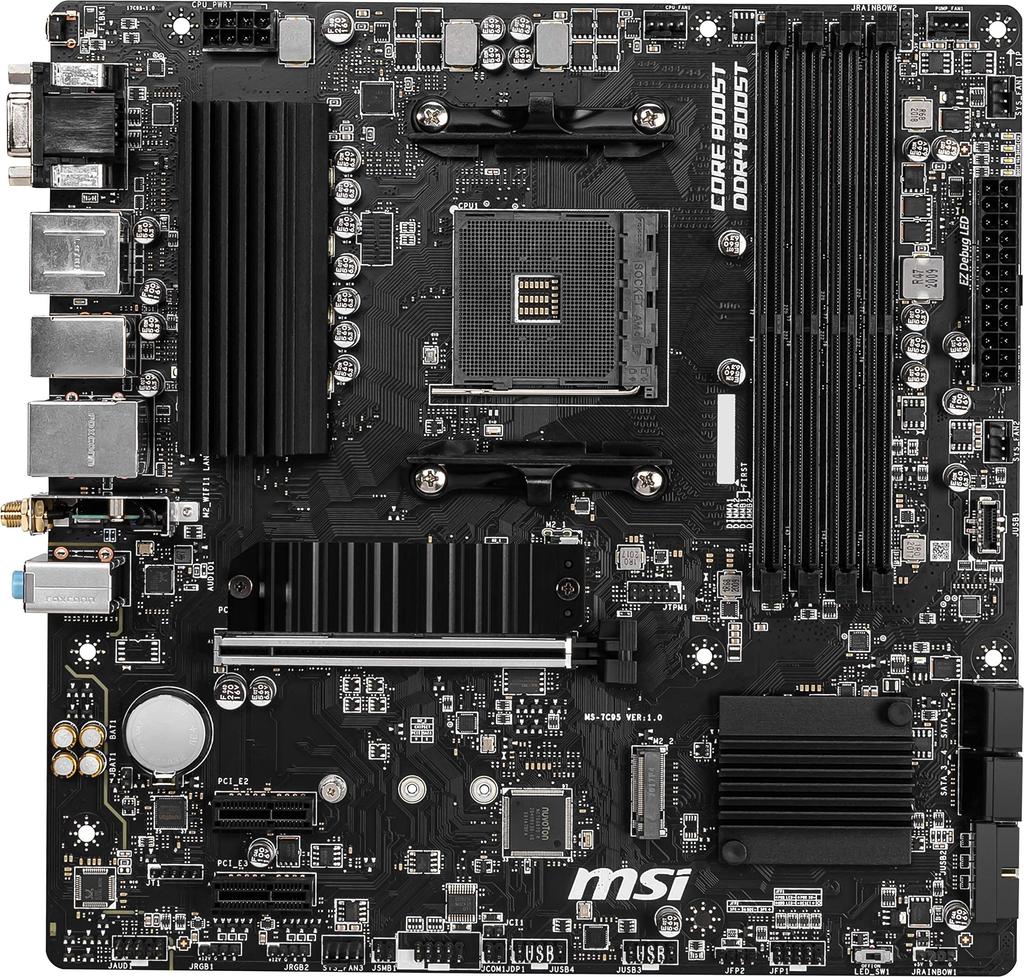 MSI B550M WiFi ProSeries AM4 DDR4 PCIe SATA USB Gen 1 PRO-VDH ?????? (AMD 4.0 6Gb/s M.2 3.2 Wi-Fi D-SUB/HDMI/DP Micro-ATX)