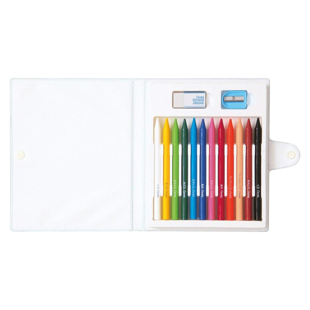 PENTEL Color восковые мелки для детей, 12 цветов