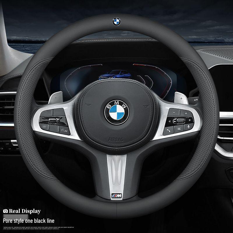 Оригинальная кожаная накладка на руль BMW для 3 серии, 5 серии, X1-X7, 320li, 525li.