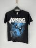 Футболка Asking Alexandria Asking Alexandria Ретро Стиль Черная Унисекс KH14167
