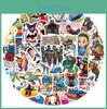 50 шт. Мультяшные наклейки Dragon Quest для гитары, скейтборда и мобильного телефона, водонепроницаемые и цветные