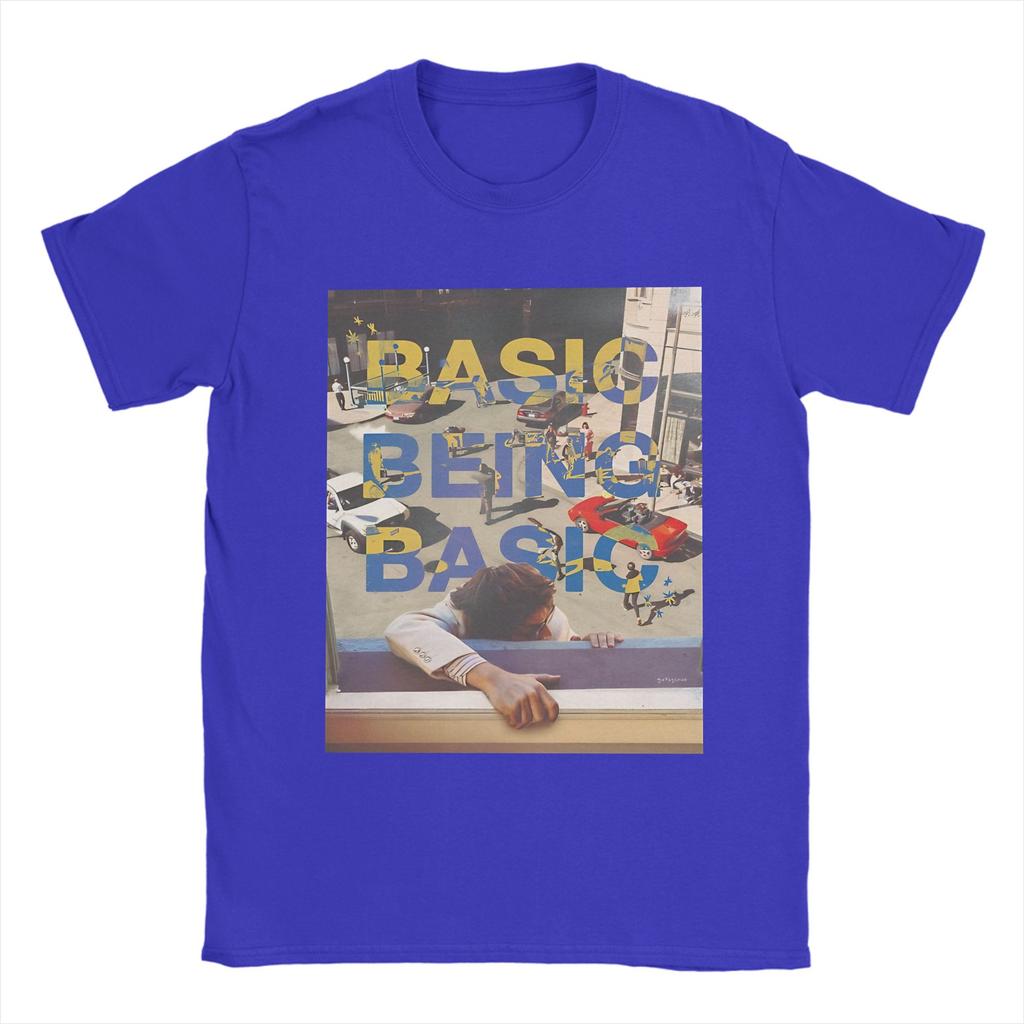 Streetwear T Shirt Beach Basic Being Basic By Djo Novelty T Shirt Cotton Tee Shirt for Couple Awesome Short Sleeve Top Tees