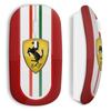 Wireless Mouse - Ferrari - Italy Logo - Red - Compatible Mac and PC - USB Wifi