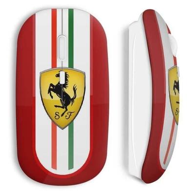 Беспроводная мышь - Ferrari - Логотип Италия - Красный - Совместима с Mac и PC - USB wifi