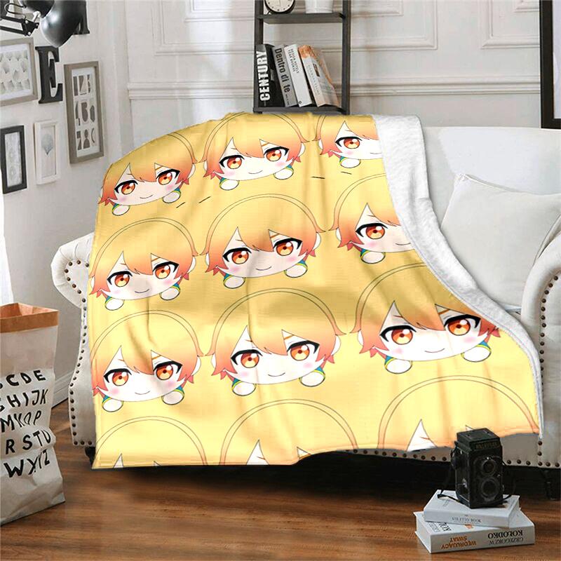 1pc Blanket Tenma Tsukasa1 Print Design, Lightweight Blanket for Sofa, Bed- Soft &Warm, Gift for All Seasons like Christmas, Halloween