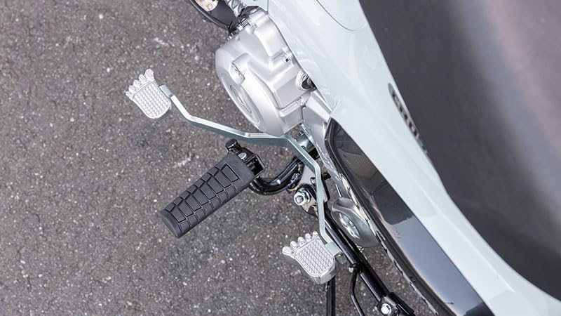 Kijima Super Cub 110 Motorcycle Seesaw Shift Aluminum Barrel Cub/Cross ('22-/JA59/60) Parts Pedal, Foot-Shaped, Finish, 214-206