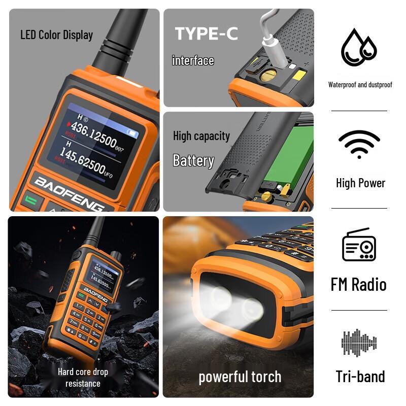 Двухдиапазонная портативная рация Baofeng UV-17 (Китайская версия)