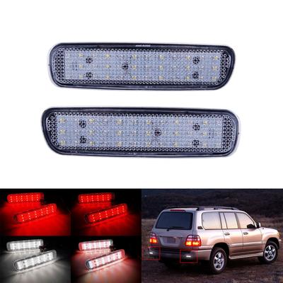 Светодиодный отражатель заднего бампера автомобиля для Lexus LX470 Toyota Land Cruiser 100 1998-2007 Задние габаритные огни Стоп-сигналы