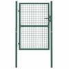 Garden Gate Steel 100 x 125 cm Green