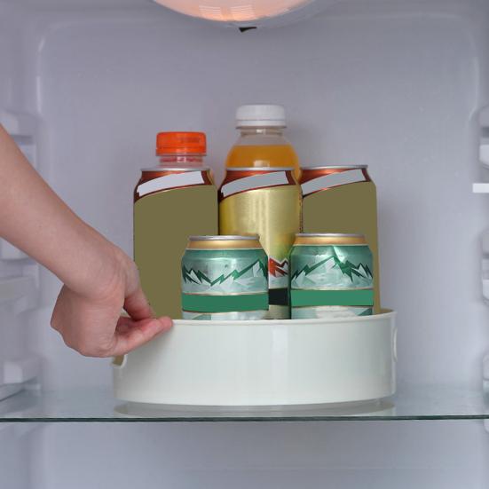 Отличная кухонная тарелка для хранения большой емкости из полипропилена, стабильный многоразовый вращающийся лоток для хранения