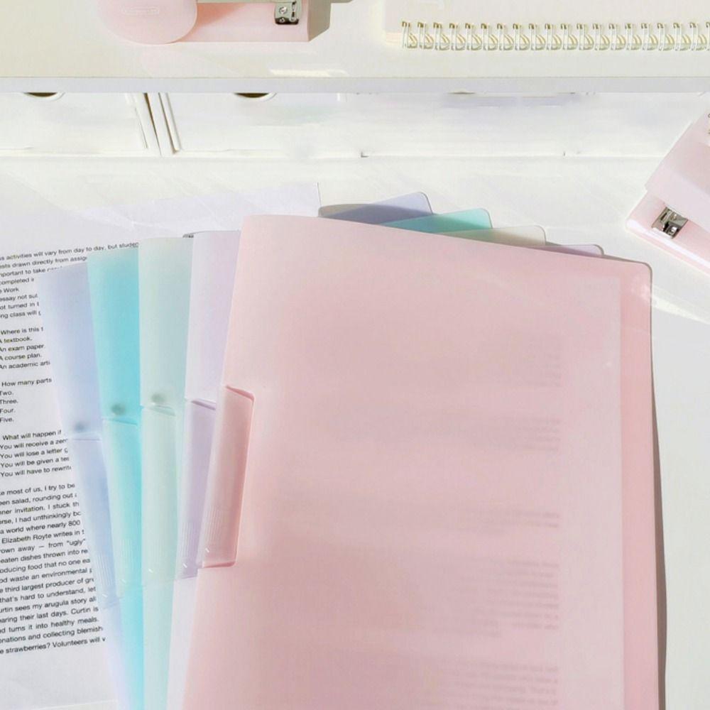 Папка-регистратор Candy Color Loose Leaf, вращающаяся, скрепка для бумаги для учеников и учителей