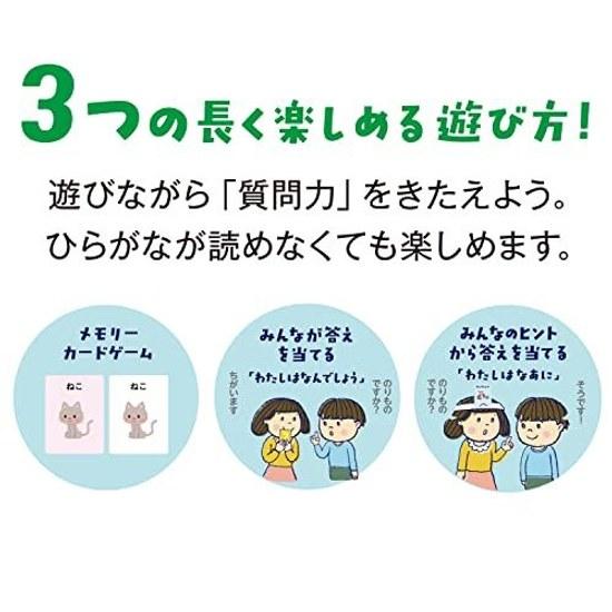 Gakken Watashi wa Naani Card Game (Recommended Age 3 Years Up) 83067