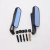 JPMODAO Modified Universal Motorcycle Electric Car Rearview Mirror, 2 x 10 MM Screw Teeth,