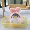 Adorable Penguin Plush Keychain Cute Bunny Transform Soft Plush Toy Bag Charm
