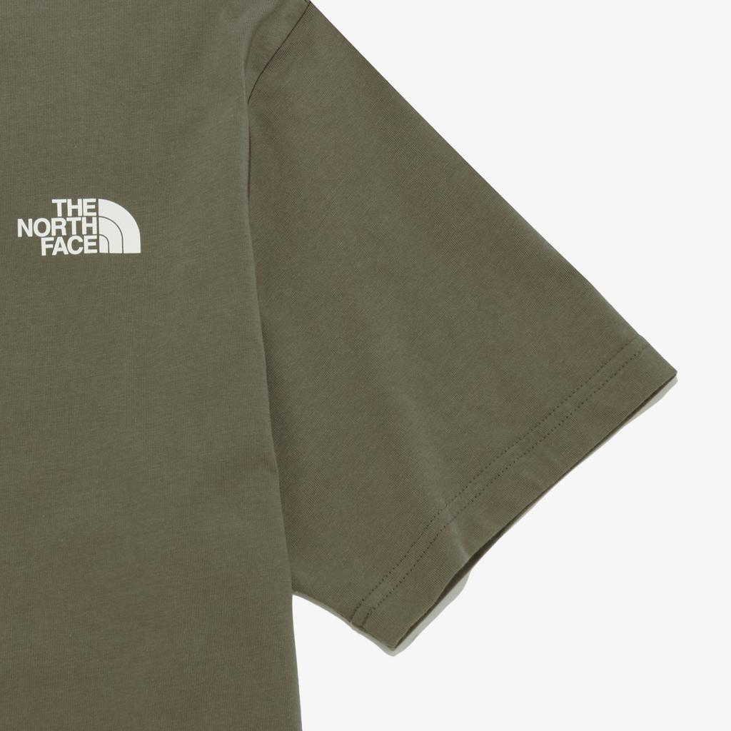 The North Face Футболка унисекс льняная коричневая NT7UQ49D