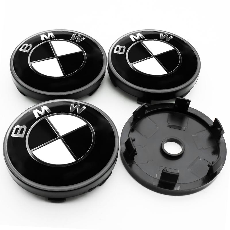 4Pc 56mm+60mm Car Logo Wheel Center Cap Emblem For BMW M Performance E46 E90 E60 F10 E39 F30 E36 F20 E87 E90 E70 Hub Cover Badge