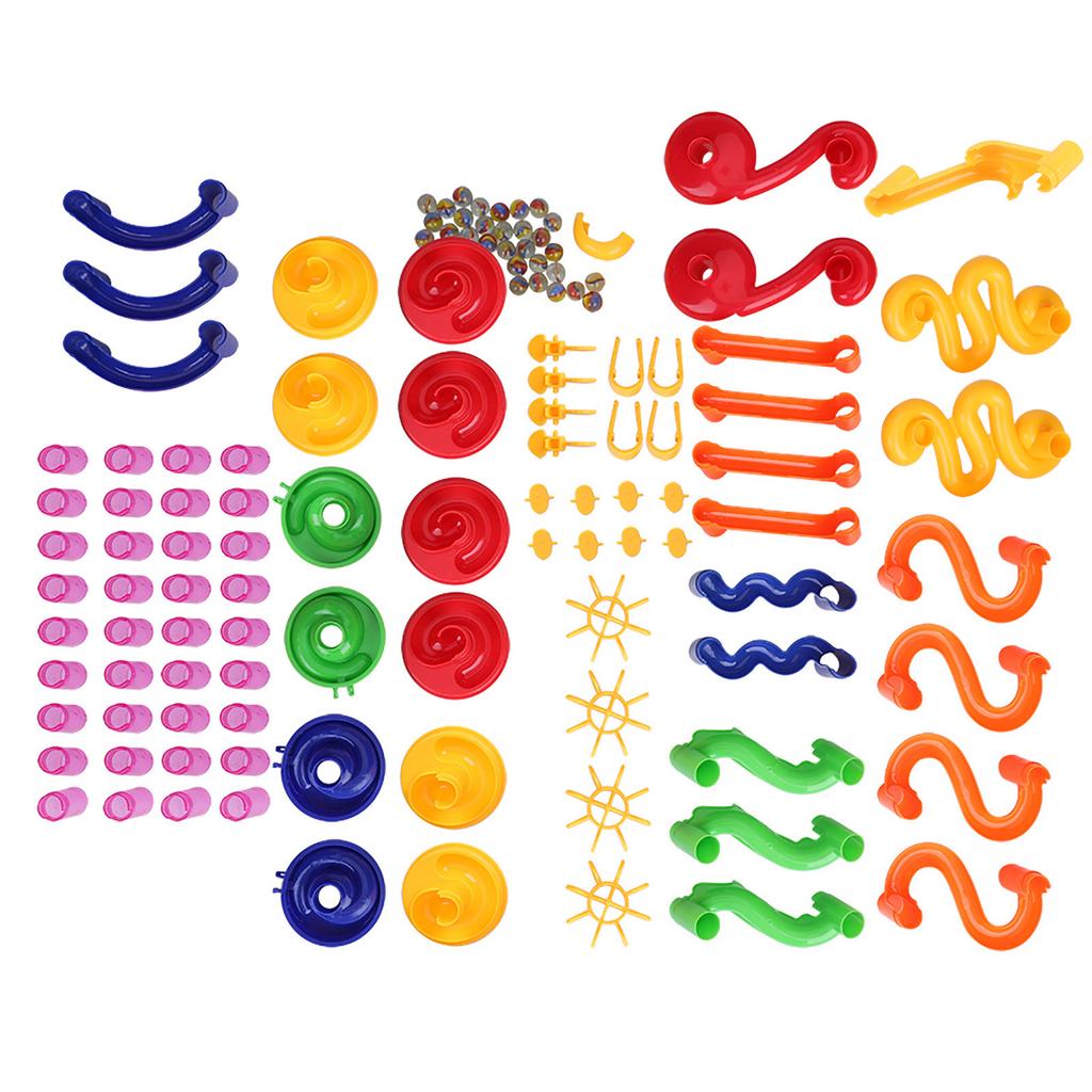 Творческий DIY Marble Race Run Maze Balls Track Blocks Развивающие игрушки для детей