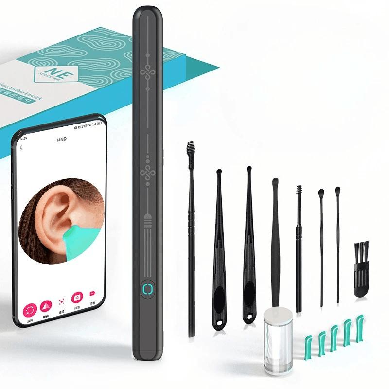 Набор для чистки ушей с камерой HD, ушные палочки, отоскоп, зарядка USB C, эндоскоп, инструмент для удаления серы, ушная палочка, набор для чистки ушей NK3