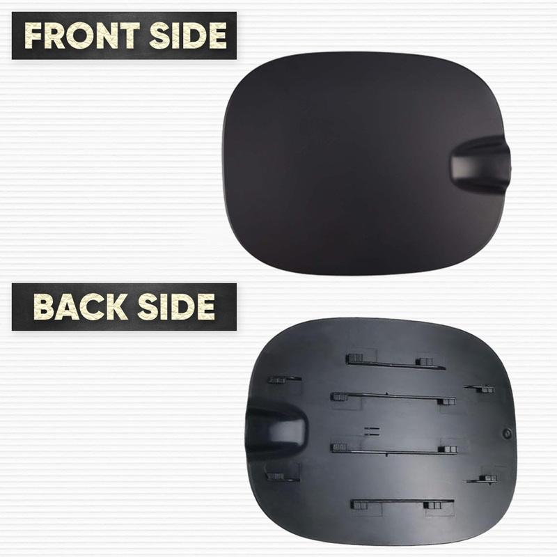 Black Fuel Gas Tank Filler Door Lid Cover Flap Cap for Chevrolet Silverado 1500 Pickup -2024 84745968 84126524