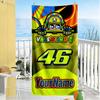 Doctor46 Customized Name Beach Towel Super Soft Absorbent Suitable For Sports Travel Swimming Yoga Bathroom Beach And Pool
