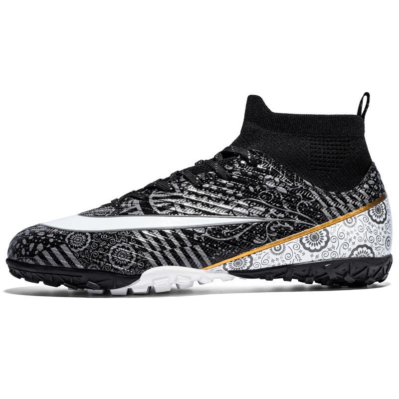 Men's and Women's Long Nails Broken Nails Football Shoe Manufacturers Large Size Grass Breathable High Top Sports Leisure Price Excellent Competition