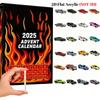 2025 Car Toy Advent Calendar, 24 Days Christmas Countdown Calendar with 24 Types of Muscle Car Vehicle Surprise BoX