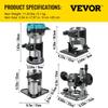 Router Tool, 710W Wood Router, Router for Woodworking w/ 3 Router Collets, Wood Router Tool w/ Fixed & Plunge & Tilt & Offset Base, Woodworking Router