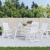 Garden Chair Cushions 4 pcs Cream 50x50x4 cm Oxford Fabric