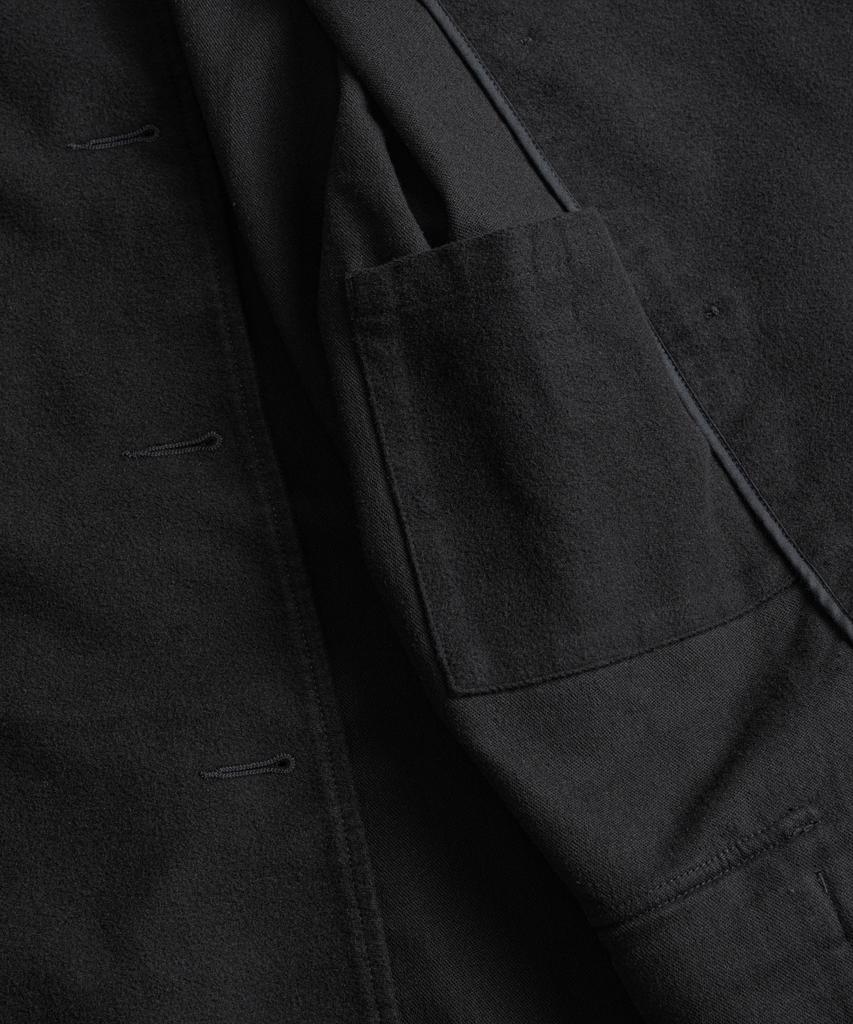BEHEAVYER Soft Moleskin French Db Jacket Faded Black