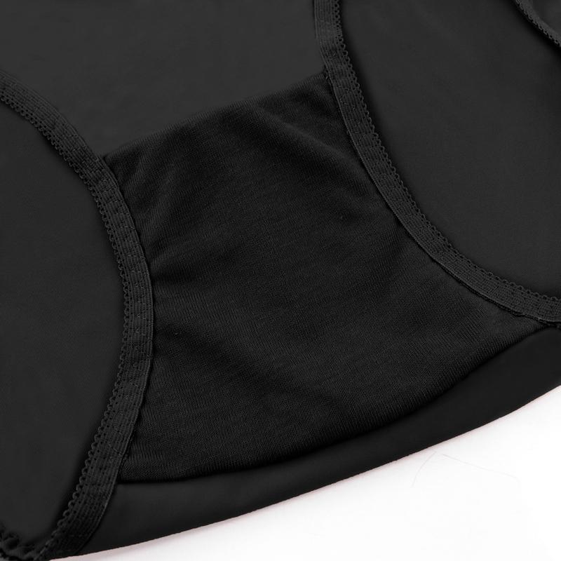 Plus Size Lace Front Closure Bra & High Waist Panty Set, Racerback Supportive Lingerie for Women