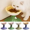 Регулируемая по высоте миска для корма для домашних животных в форме цветка, миска для воды для домашних животных, милая кошачья миска, уход за домашними животными