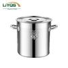 Lingyuan Qisheng 304 Stainless Steel Commercial Stock Pot with Lid
