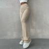 Solid Slim Fit Streetwear Women Pants High Waist Y2k Clothes Pantalones Aesthetic Fashion Trousers Full Length