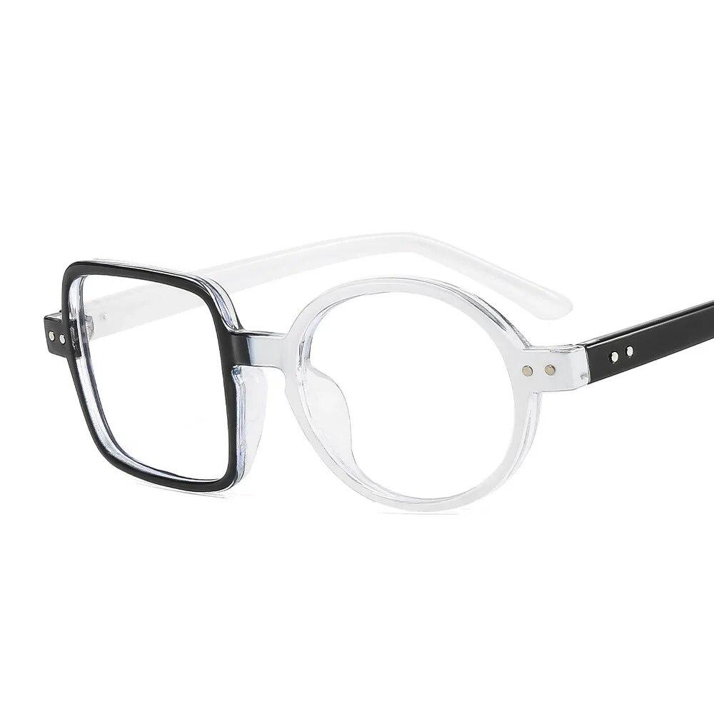 Fashion Round Glasses Frame Women Men Clear Lens Square Glasses Optical Spectacle Goggles Female Eyeglass