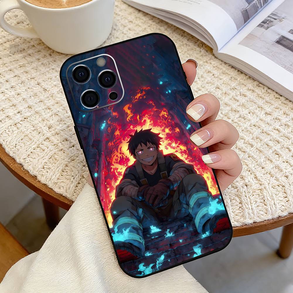 S-Shinra Kusakabe F-Fire F-Force Phone Case Silicone Soft For IPhone 17 16 15 14 13 12 11 X XR Plus Pro Max Plus