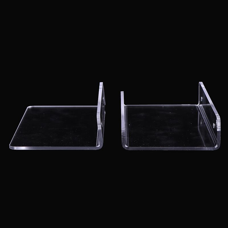 1Pc Acrylic Clear Wall Shelf Floating Shelves Wall Shelf For Bathroom Livingroom
