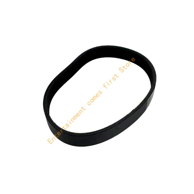 Treadmill Replacement Belt for Drive System Repair, 338 mm Circumference 6 Rib 5 Grooves Black Rubber Belt for Home Gym