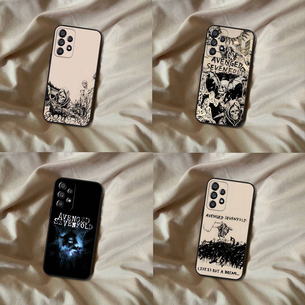 Чехол для телефона Samsung A-Avenged S-Sevenfold Rock Для A20, A21s, A22, A31, A32, A52, A53, A72, 73, A80 Мягкая черная крышка