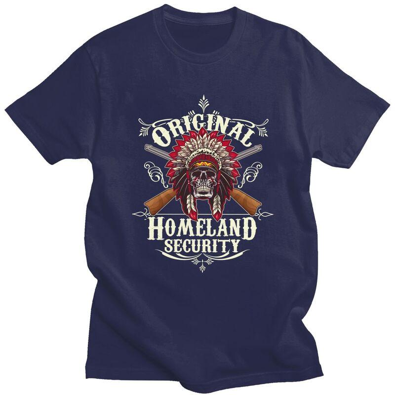 Vintage Original Homeland Security 2nd AUnisexdUnisext TShirt 100 Cotton Tee Tops Round Neck Tshirt Casual ShortSleeve Clothes