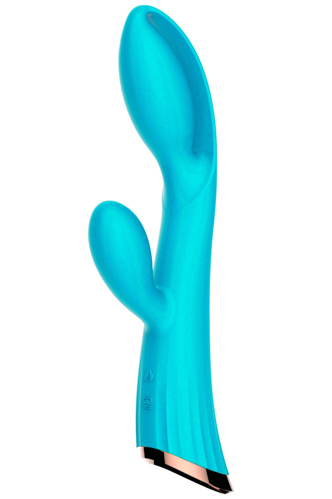 Vibromasseur Bleu Avec Stimulateur De Clitoris Lris Usb Lrisblue