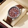 Модные мужские часы Бизнес Кварцевые наручные часы Роскошные кожаные Мужские Повседневные часы Подарок Мужские Спортивные часы Montre Homme