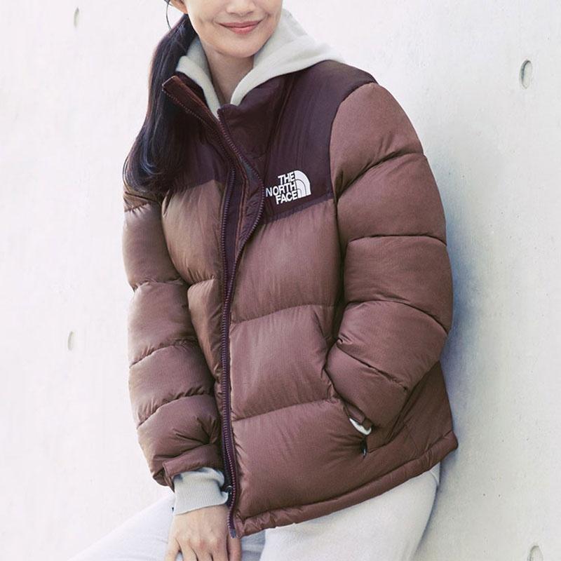 THE NORTH FACE 1996 Collection Eco Nuptse Down Jacket Winter Women's Brown Unisex NJ1DM83C