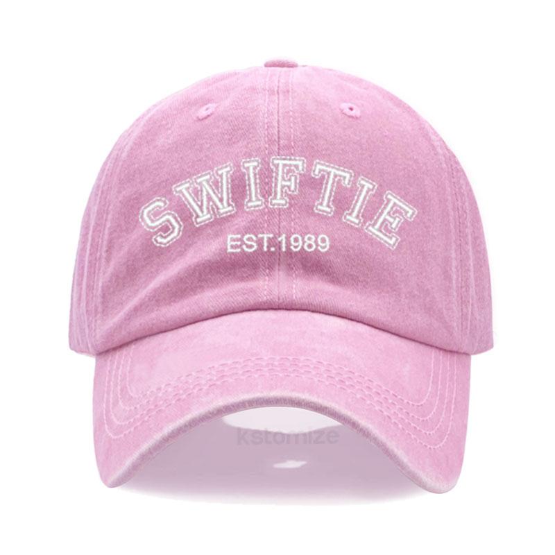 Бейсболка с вышивкой Swiftie 1989 для мужчин и женщин, унисекс, из стираного хлопка, панамка, кепка от солнца, подарок фанатам, для активного отдыха, дропшиппинг
