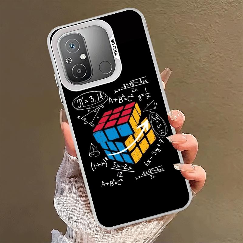 Чехол для телефона Rubik Cube Formula Spoofs Math для Xiaomi Redmi 15C 15 14C 13C 12C Poco X5 X6 X7 Pro X3 F8 F7 Ultra M8 13 12 Cov